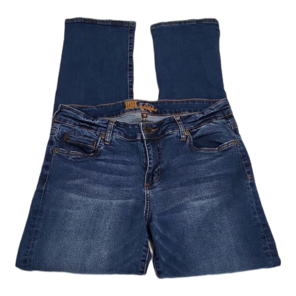 Kut From The Kloth Jeans Size 10 Straight Leg 9.5" Rise